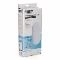 Applique Murale EDM 32449 Blanc Plastique F 18 W 120 W 1820 Lm Capteur de Mouvement Capteur de lumière Oblongue (6400 K)