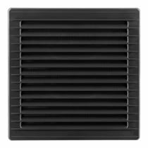 Grille de ventilation EDM 87726 Anthracite 17 x 17 x 1,15 cm Moustiquaire