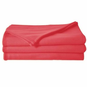 Couverture Poyet  Motte 180 x 220 cm Fraise