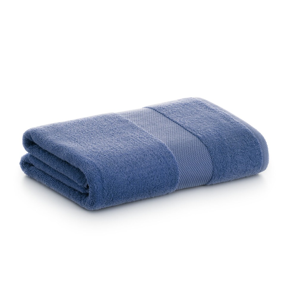 Serviette de toilette Paduana Bleu 100 % coton