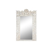 Wall mirror Home ESPRIT White Indian Man Stripped 150 x 5 x 242 cm