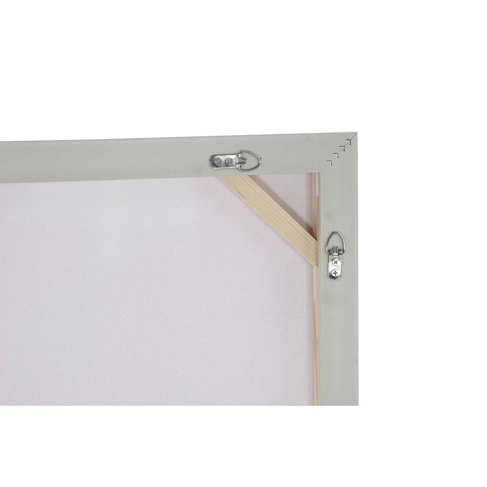 Leinwand Home ESPRIT Blau Rosa polystyrol Leinwand abstrakt Moderne 94 x 4 x 123,5 cm (2 Stück)