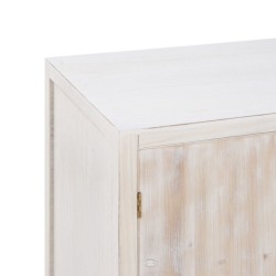 Hall Table with Drawers DUNE Natural White Fir wood 80 x 40 x 80 cm