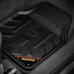 Car Floor Mat MOMO 3MDBSS Black Universal