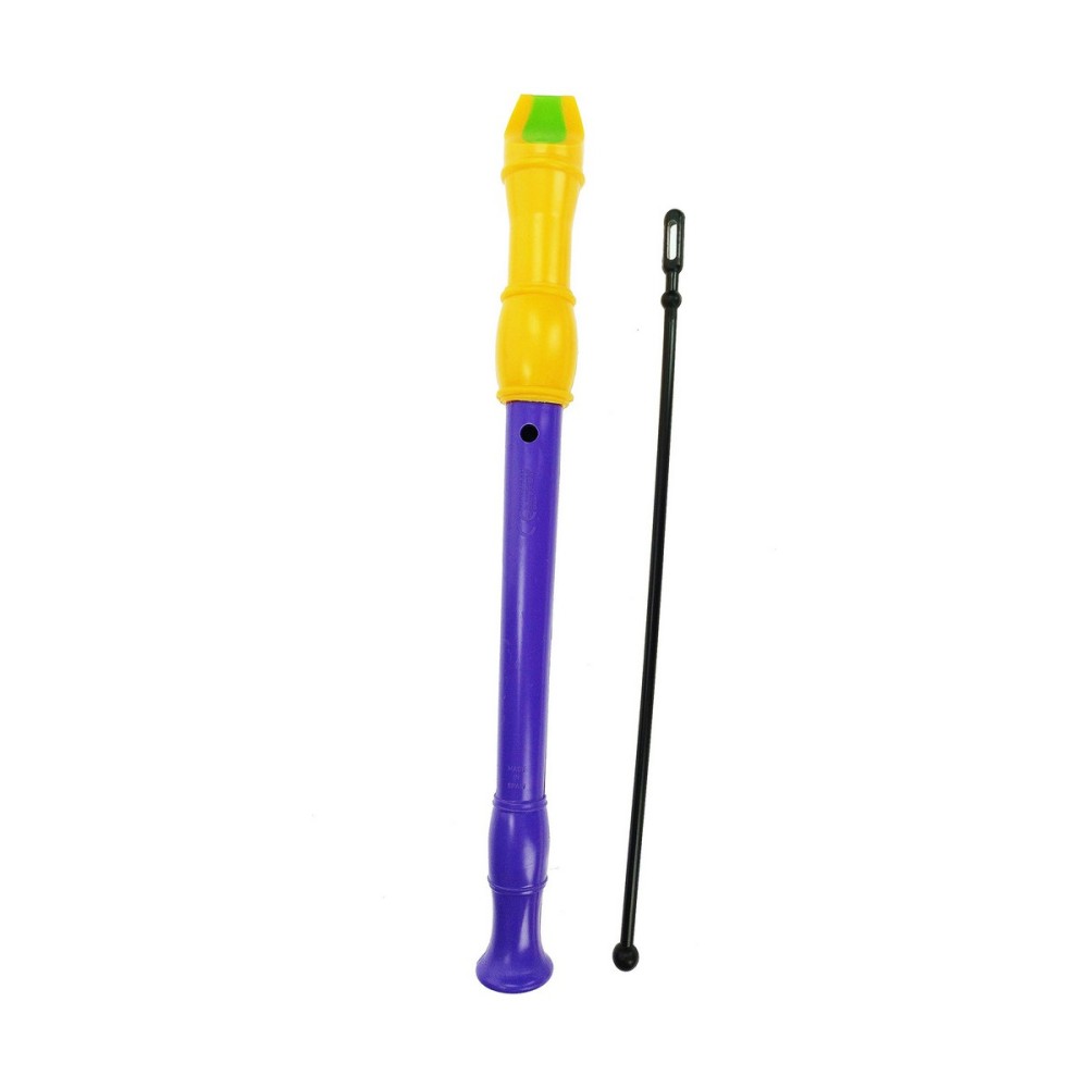 Recorder Reig Purple Yellow With case