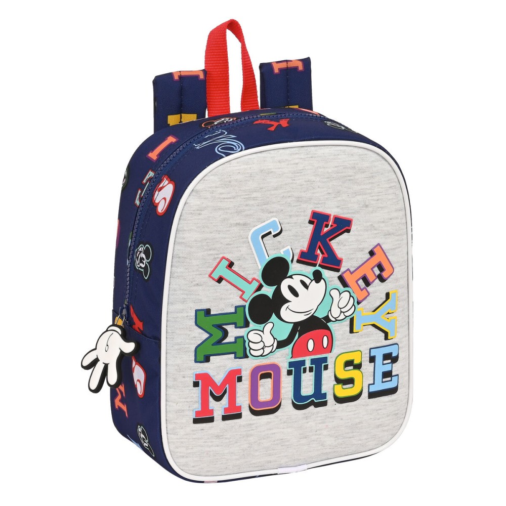 Kinderrucksack Mickey Mouse Clubhouse Only one Marineblau 22 x 27 x 10 cm