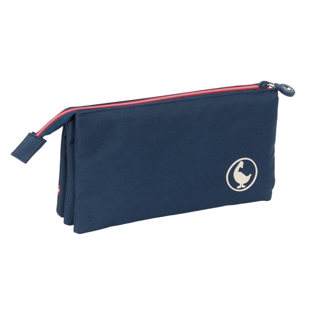 Trousse Fourre-Tout Triple El Ganso Classic Blue marine 22 x 12 x 3 cm