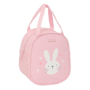 Sac glacière goûter Safta Lapin Rose 19 x 22 x 14 cm