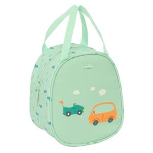 Thermal Lunchbox Safta Cars Green 19 x 22 x 14 cm