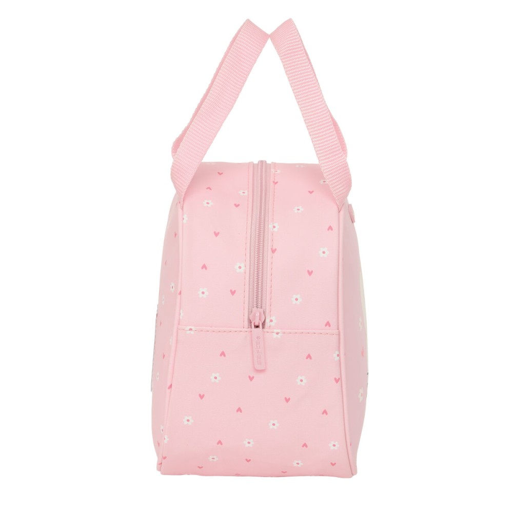 Sac glacière goûter Safta Lapin Rose 19 x 22 x 14 cm