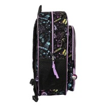 School Bag Monster High Black 33 x 42 x 14 cm