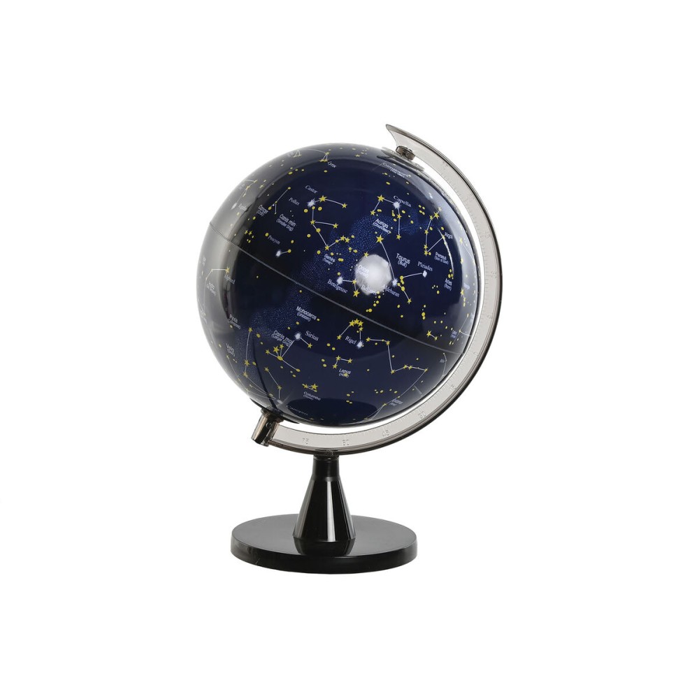 Globe terrestre Home ESPRIT Noir Blue marine PVC 21 x 20 x 31 cm