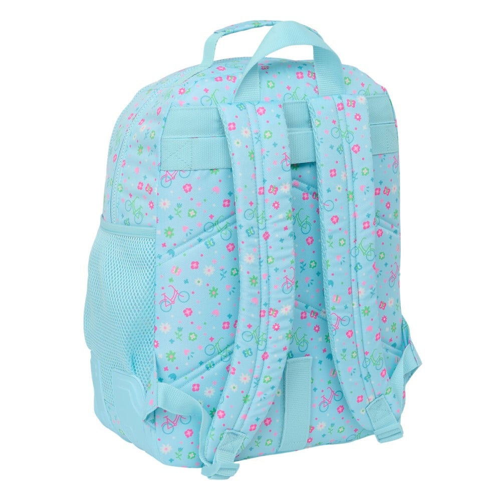 Schulrucksack Safta Bicicleta Blau 32 x 42 x 15 cm