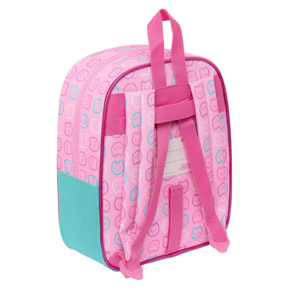 Schulrucksack Gabby's Dollhouse Party Rosa 22 x 27 x 10 cm