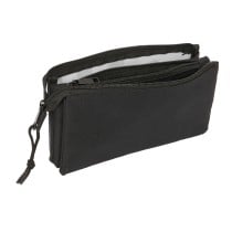 Trousse Fourre-Tout Triple Wednesday Noir 22 x 12 x 3 cm