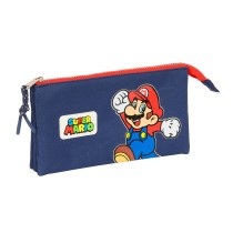 Triple Carry-all Super Mario World Navy Blue 22 x 12 x 3 cm