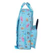 Cartable Bluey Bleu ciel 20 x 28 x 8 cm