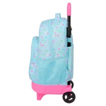 Schulrucksack mit Rädern Safta Bicicleta Blau 33 x 45 x 22 cm Fahrrad