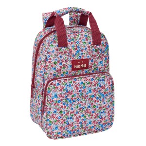 Cartable Nait Nait Flores coimbra burdeos Bordeaux 20 x 28 x 8 cm