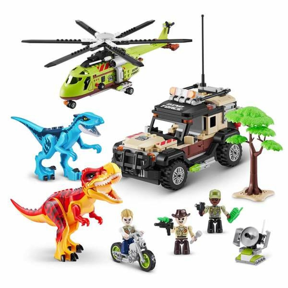 Jeu de construction + figurines Zuru Max Dino 33 x 48,3 x 7,6 cm 592 Pièces