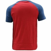 Herren Kurzarm-T-Shirt Converse Colour Block Raglan Rot