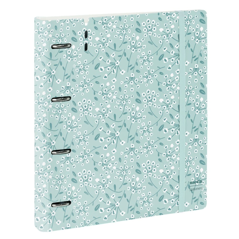 Ring binder Safta Light blue flowers