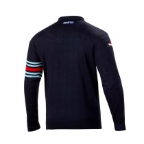 Herren Sweater ohne Kapuze Sparco Martini Racing Dunkelblau