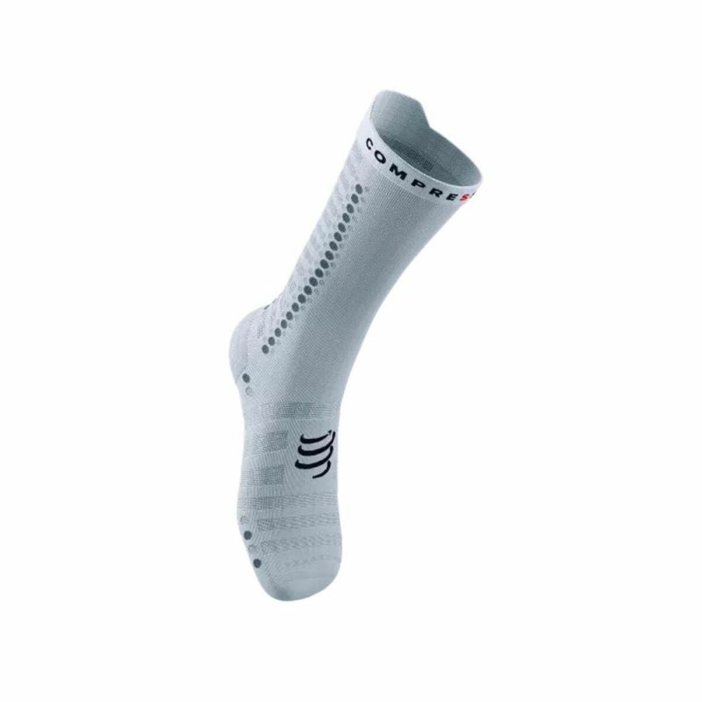 Chaussettes de Sport Compressport Pro Racing Blanc