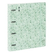 Ringbuch Safta Light green flowers