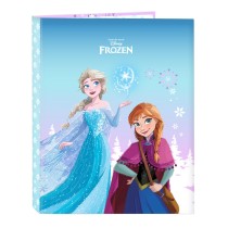 Ring binder Frozen Cool days Violet Sky blue A4 26.5 x 33 x 4 cm