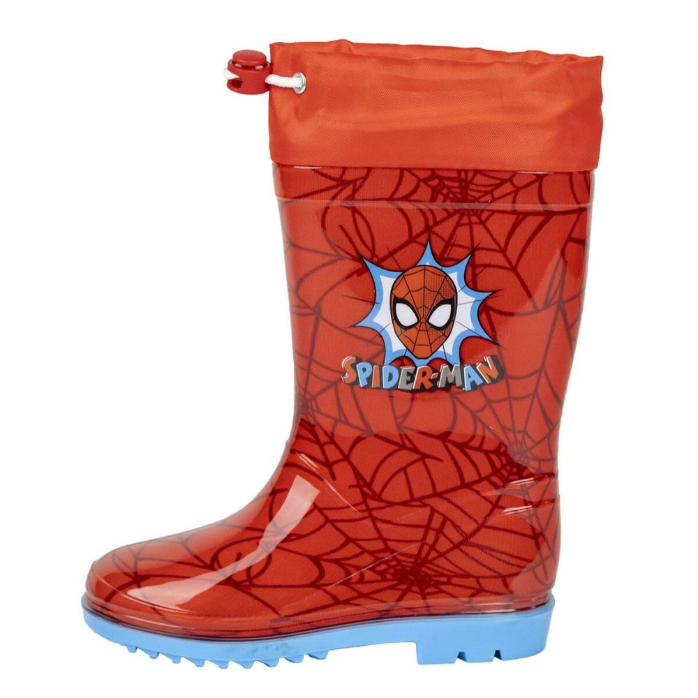 Bottes en Caoutchouc pour Enfants Spider-Man Rouge