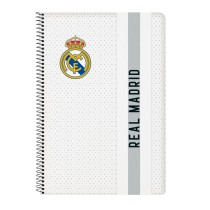 Carnet Real Madrid C.F. Blanc Gris A4 80 Volets