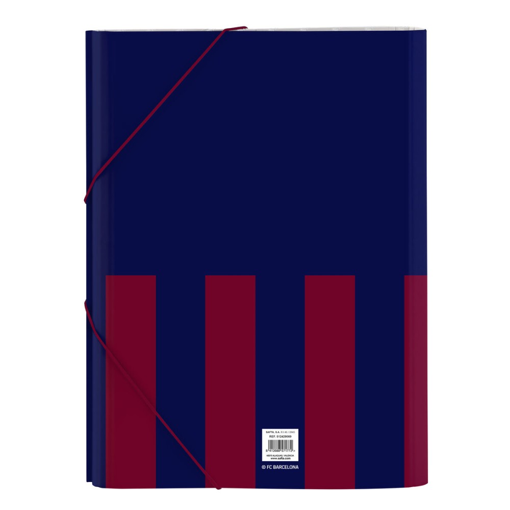 Classeur F.C. Barcelona 24/25 Bordeaux Blue marine A4 26 x 33.5 x 4 cm