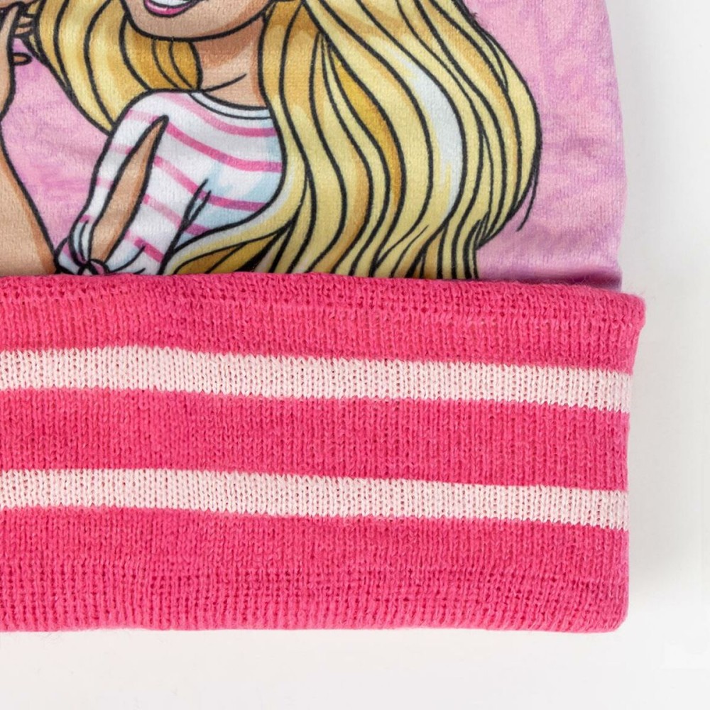 Bonnet enfant Barbie Rose (Taille unique)