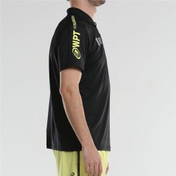 Men’s Short Sleeve Polo Shirt Bullpadel Liceo Padel Black