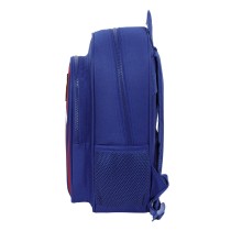 School Bag F.C. Barcelona 24/25 Maroon Navy Blue 27 x 33 x 10 cm