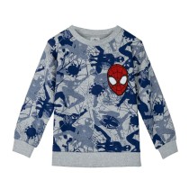 Jungen Sweater ohne Kapuze Spider-Man Grau