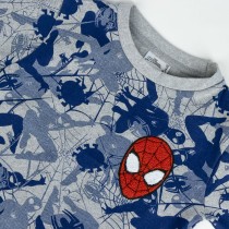 Sweat sans capuche enfant Spider-Man Gris