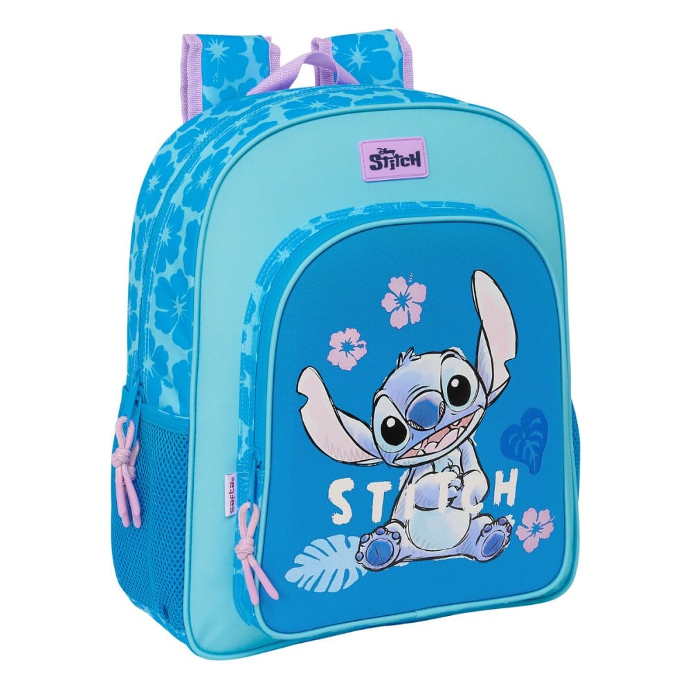 Cartable Lilo & Stitch Hawaii Bleu 32 x 38 x 12 cm