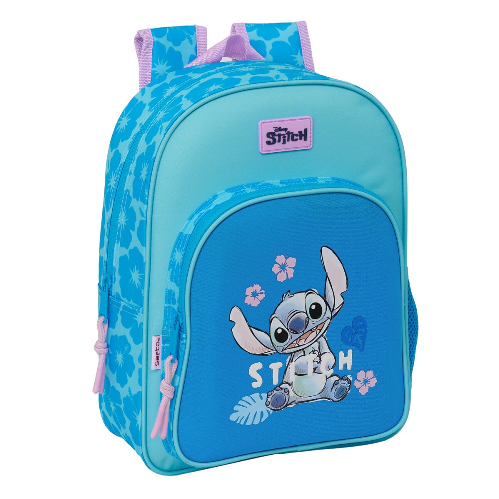 Schulrucksack Lilo & Stitch Hawaii Blau 26 x 34 x 11 cm