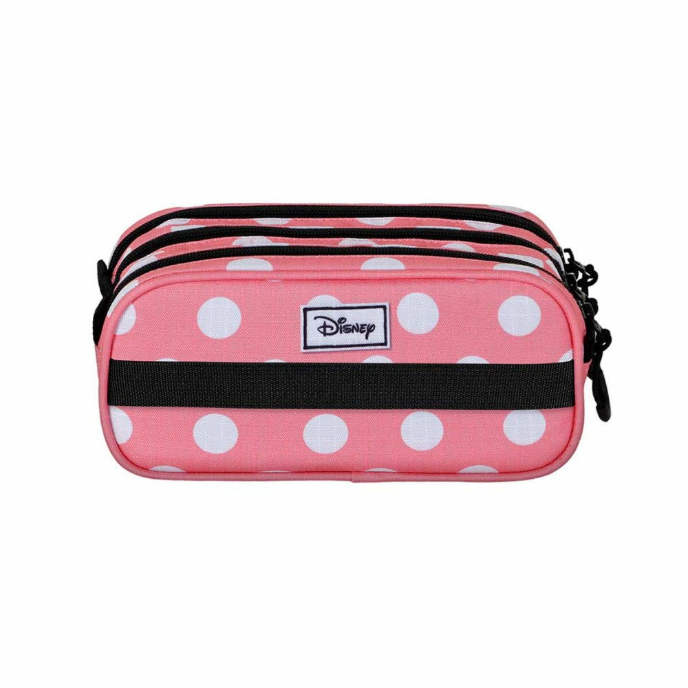 Trousse Fourre-Tout Triple Minnie Mouse Karactermania Rose