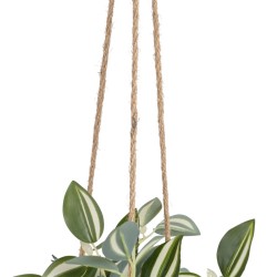 Plante décorative 24 x 35 x 25 cm Blanc Vert PVC