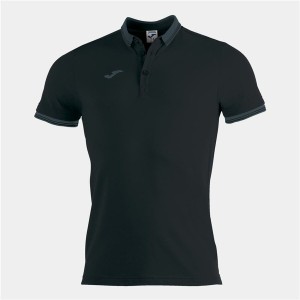 Polo à manches courtes enfant Joma Sport Bali II Noir