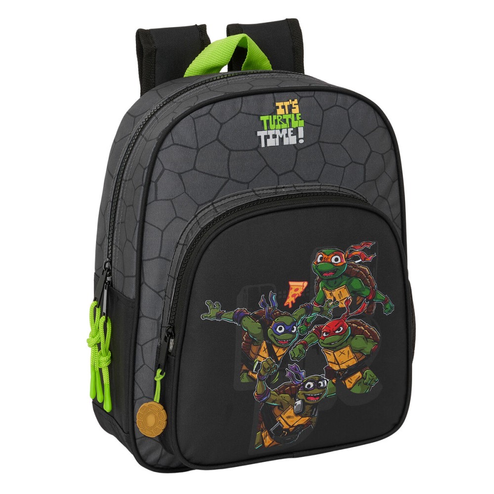 School Bag Teenage Mutant Ninja Turtles Black Grey 27 x 33 x 10 cm