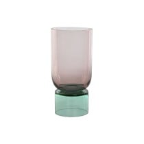 Vase Home ESPRIT Bicolore Verre 15 x 15 x 32 cm