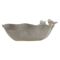 Centre de Table Home ESPRIT Gris Oiseaux Shabby Chic 34 x 24 x 12 cm