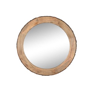 Miroir mural Home ESPRIT Marron Alpino 74 x 2 x 74 cm