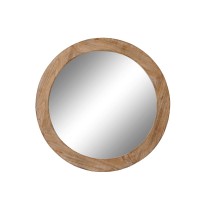 Wall mirror DKD Home Decor Brown Natural Alpino 66 x 5 x 66 cm