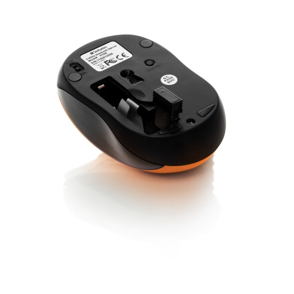 Souris Optique Verbatim GO NANO Orange