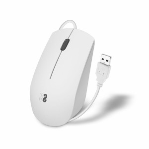 Mouse Subblim SUBMO-B2BS002 White 1200 DPI